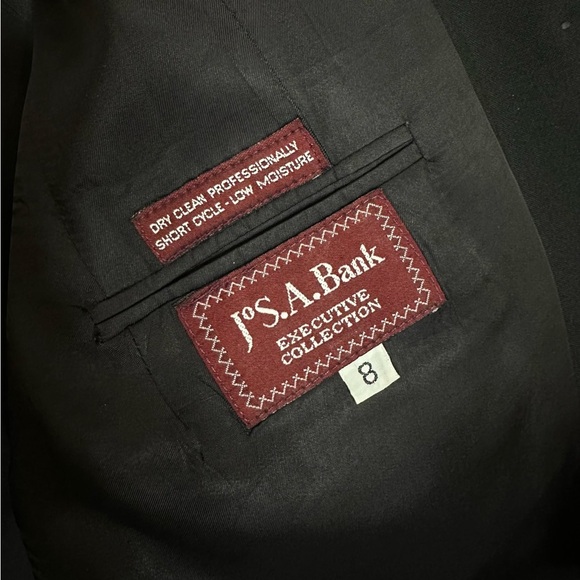 Jos. A. Bank Women’s Black Blazer Size 8 | Vintage Tailored Workwear Jacket - Picture 4 of 7